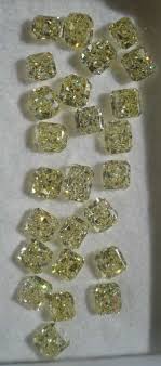 Lab-grown diamond, Yellow, Irradiated